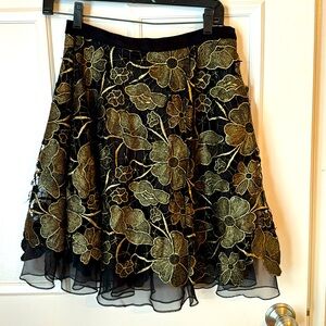 Black & Gold skirt - Eva Franco